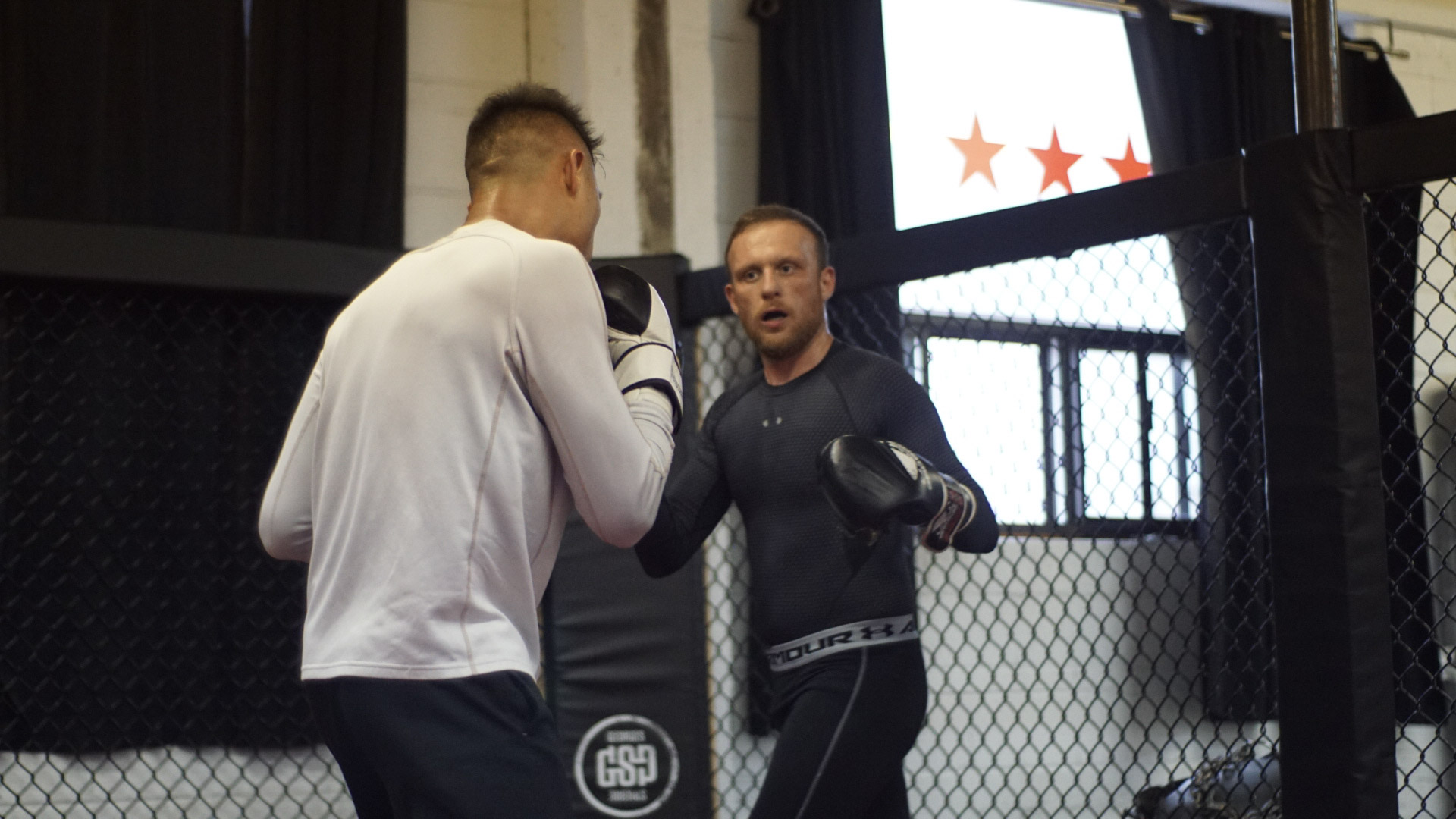 Awane Jones training at Tristar Gym