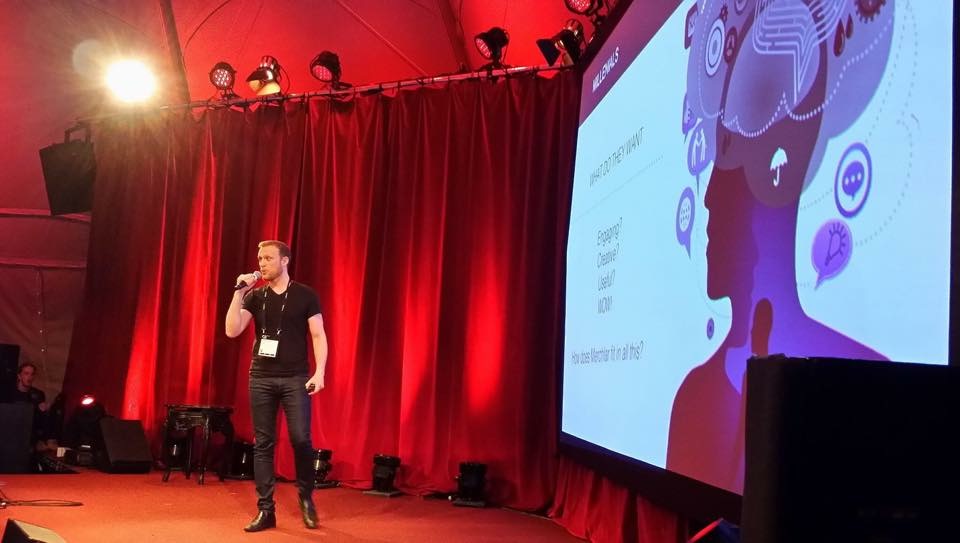 Awane Jones on stage