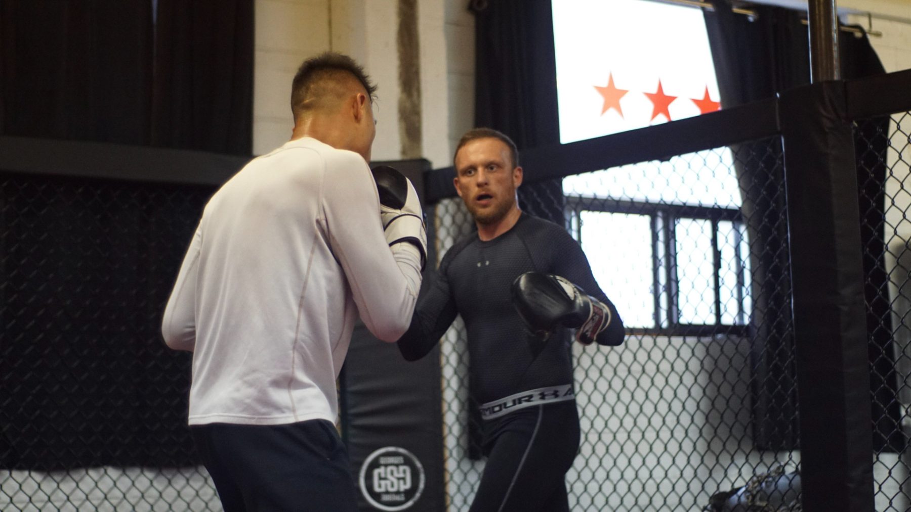 Sparring at Tristar Gym